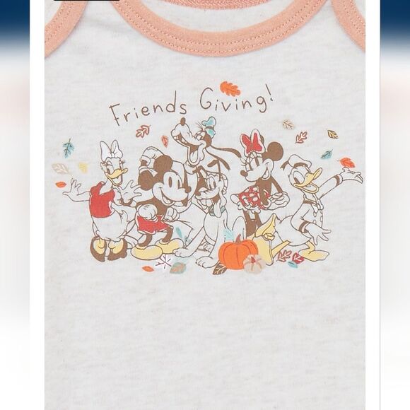 Mickey Mouse Thanksgiving Baby Boy and Girl Unisex Layette Gift Set,5-Piece 24m - Picture 2 of 6
